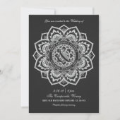 Lace Mandala Wedding Invitations Kaart (Voorkant)