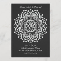 Lace Mandala Wedding Invitations