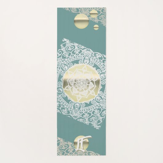 Lace mandala yogamat (Achterkant)