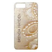 Lace Monogram Case-Mate iPhone Case (Achterkant)