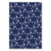 Lace Monogram Trouwtafel Nummers Kaart (Achterkant)