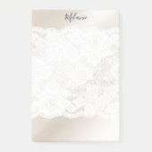 Lace op Blush Post-it® Notes (Voorkant)