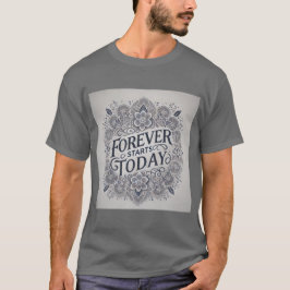 Lace Pattern Forever vanaf vandaag Mannen Tshirt