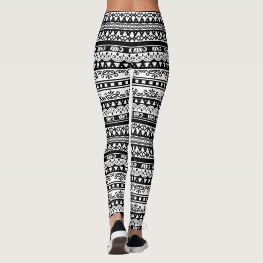 Lace Pattern Leggings (Achterkant)