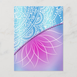 Lace & Pearl Verjaardagsuitnodiging Briefkaart