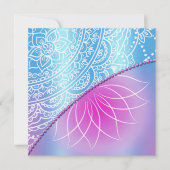 Lace & Pearl verjaardagsuitnodiging Kaart (Voorkant)