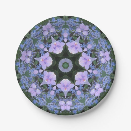 Lace Pet Hydrangea Papier Bord (Voorkant)
