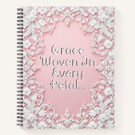 Lace Petals in Bloom Notitieboek
