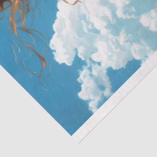 Lace Prairie Meisje Romantische Landelijke Decoupa Tissuepapier (Detail)