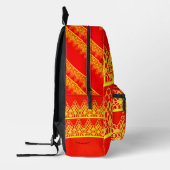 Lace Print gesneden naaizak Bedrukte Rugzak (Links)