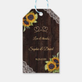 Lace Rope we hebben de Knot Sunflower BBQ Cadeaulabel (Voorkant)