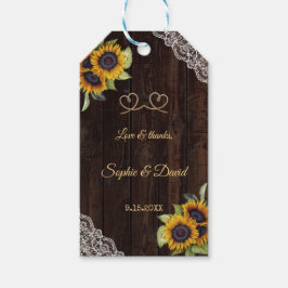  Lace Rope we hebben de Knot Sunflower BBQ Cadeaulabel