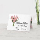 Lace & Rose Bqt-customize any occasion Kaart (Achterkant)