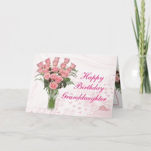 Lace & Rose Bqt-customize any occasion Kaart (Voorkant)