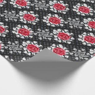 Lace Rozen Gothic Cadeaupapier
