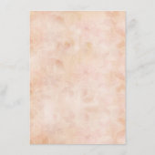 Lace Rozen Old Paper Wedding Details Reception Informatiekaartje (Achterkant)