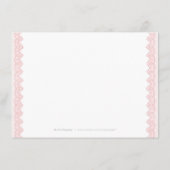 lace rustige trouwaccommodatie informatiekaartje (Achterkant)