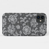 Lace-stofpatroon 1 Case-Mate iPhone case (Achterkant (horizontaal))