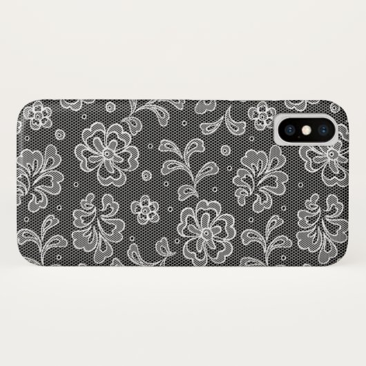 Lace-stofpatroon 1 Case-Mate iPhone case (Achterkant (horizontaal))