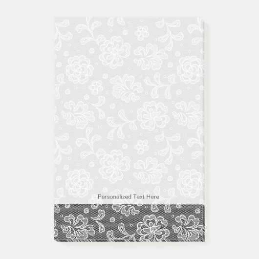 Lace-stofpatroon 1 post-it® notes (Voorkant)