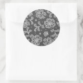 Lace-stofpatroon 1 ronde sticker (Tas)