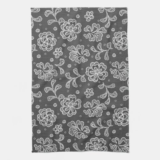 Lace-stofpatroon 1 theedoek (Verticaal)