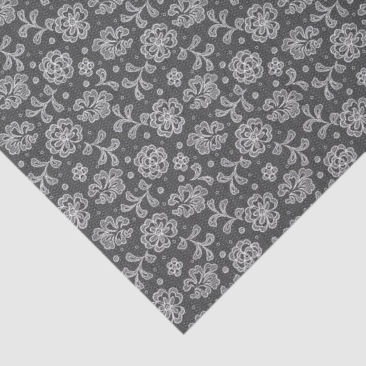 Lace-stofpatroon 1 tissuepapier (Detail)