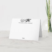 Lace Thank You Bedankkaart (Achterkant)