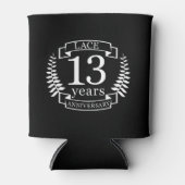 Lace Traditional bruiloft 13 jaar Blikjeskoeler (Voorkant)