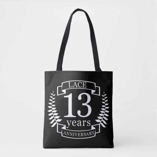 Lace Traditional bruiloft 13 jaar Tote Bag (Voorkant)