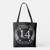 Lace Traditional bruiloft 13 jaar Tote Bag (Achterkant)