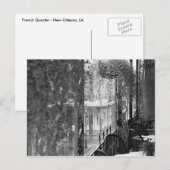 Lace Uitzicht French Quarter New Orleans Briefkaar Briefkaart (Voorkant / Achterkant)