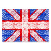 Lace Union Jack Engelse vlag in rood, wit, blauw Kaart (Voorkant)