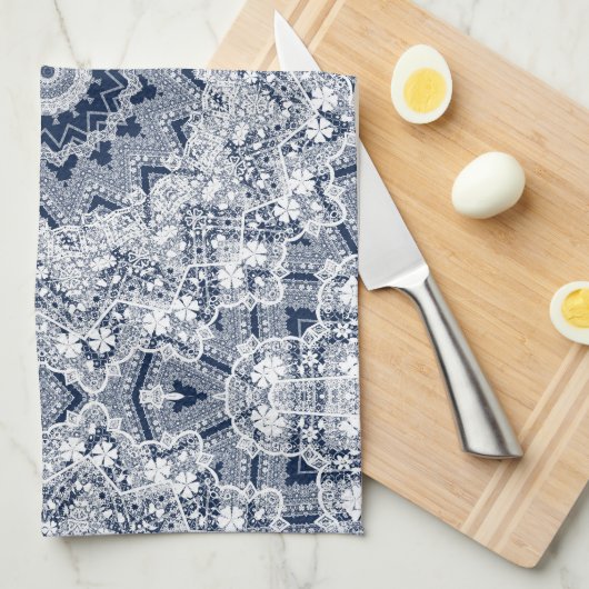 Lace-versiering Theedoek (Quarter Fold)