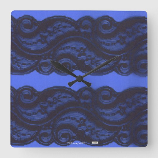 Lace Vierkante Klok (Voorkant)
