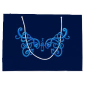"lace"-vlinder groot cadeauzakje (Achterkant)