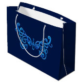 "lace"-vlinder groot cadeauzakje (Achterkant Gekanteld)