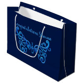 "lace"-vlinder groot cadeauzakje (Voorkant Gekanteld)