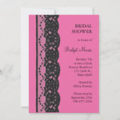 Lace Vrijgezellenfeest (fuchsia) Kaart (Voorkant)