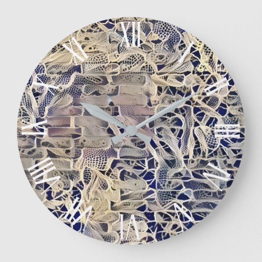 Lace Wall Art Collectie Grote Klok (Voorkant)