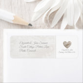 Lace Wedding/Jubileum adresetiketten Etiket (Insitu)