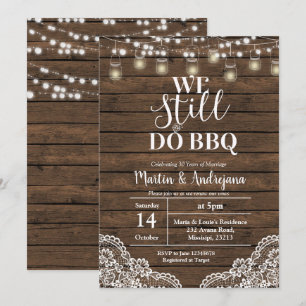 Lace Wedding Jubileum We doen nog steeds Jubileum Kaart