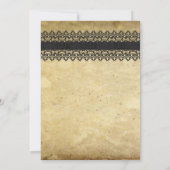  Lace Wedding Kaart (Achterkant)