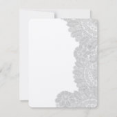  Lace Wedding Save the Date (Achterkant)