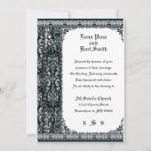 Lace Wedding Uitnodiging (Voorkant)