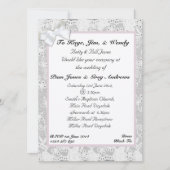 Lace Wedding uitnodiging (Voorkant)