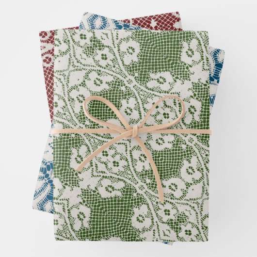 Lace Wrapping Paper Sheets (In situ)