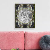 Lacecap Hortensia Frame Maak Je Eigen Foto Canvas Afdruk (Insitu (Woonkamer))