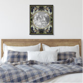 Lacecap Hortensia Frame Maak Je Eigen Foto Canvas Afdruk (Insitu (Slaapkamer))