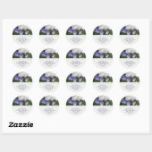 Lacecap Hydrangea Adres Stickers (Vel)
